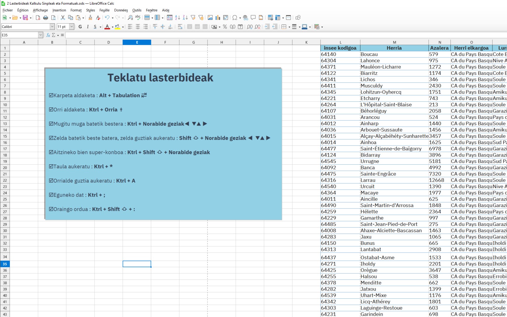 LibreOffice 1 - eus